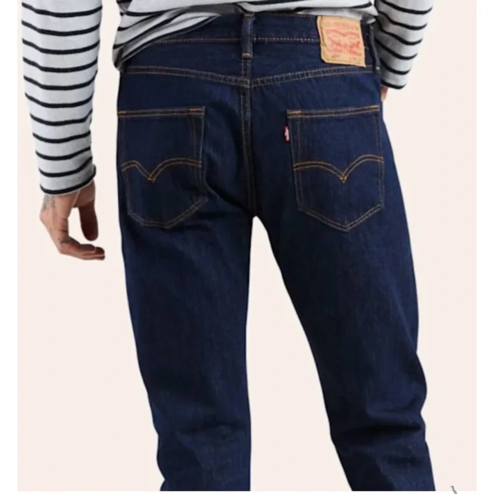 Levi's Jeans Men’s 34x30 Navy Blue 501 Straight-Leg LIKE NEW!